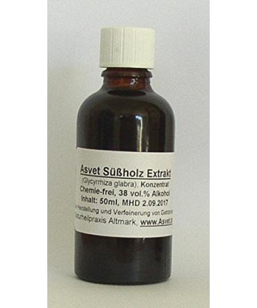 Asvet 100ml licorice drops tincture preparation without chemicals!