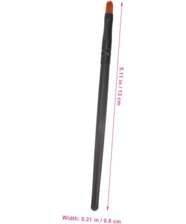 Baluue 30 Pcs Nose Shadow Brush Liquid Makeup Eye Make up Tool Liquid Blush Brush Artificial Fiber Black 13x0.8cmx3pcs Blackx3pcs - Buy Online on SooperMarket.com