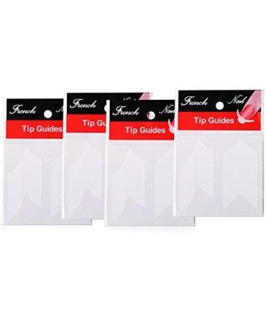 French Nail Stickers Sheets Nail Art Decals Pack French Nail Art Designs DIY Manicure Accessories 24pcsPractical processing - Buy Online on SooperMarket.com