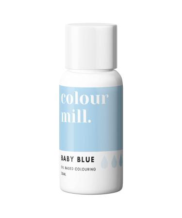 Colour Mill Edible Food Paint Colouring Liquid Cake Cookie Dye for Baking Icing Sugarpaste Fondant (20ml) Baby Blue