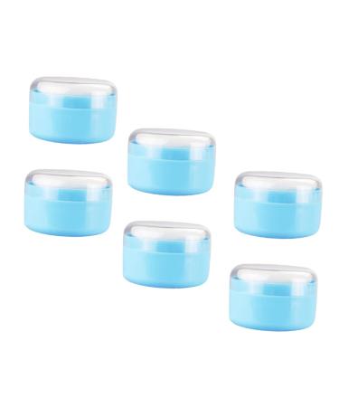 Beavorty 6pcs Kids Suit Travel Set Makeup Containers Travel Container Baby Powder Lotion Powder Puff Box Loose Powder Body Powder Empty Toner Cartridge Blue Portable Powder Sieve Baby