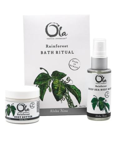 Ola Rainforest Gift Set - Body Butter Deep Sea Mist and Bath Ritual