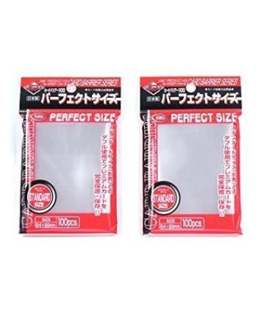 3 Set KMC 100 Pochettes Card Barrier Perfect Size Soft Sleeves ( Total 6 Pacs )
