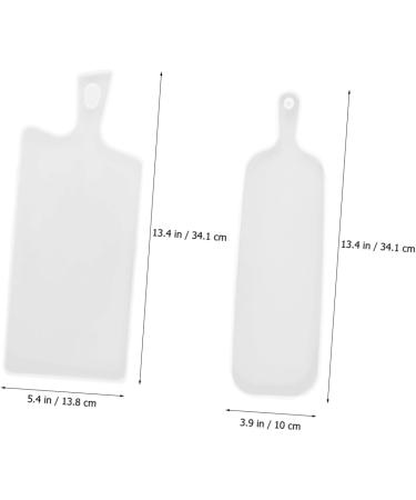 STOBOK 2Pcs handle tray mold paddle silicone mold tray molds for epoxy silicone tray rack - Buy Online on SooperMarket.com