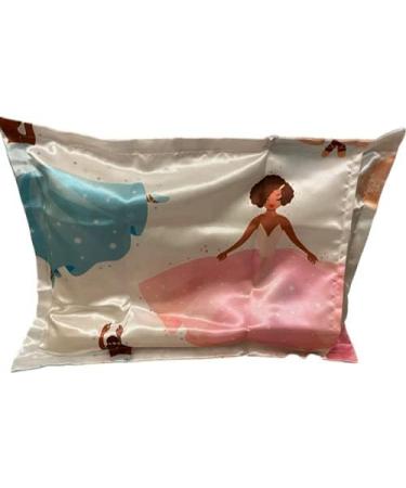Satin Toddler Pillowcase Set - 13 x 18 inches Ballerina Theme - Retains Hair Moisture - Pack of 2 - Buy Online on SooperMarket.com