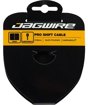 Jagwire - Pro Slick Polished Universal Bicycle Shifter Cable | for Road, MTN, and Gravel Bike | Campagnolo Compatible | 1.1 x 3100 mm