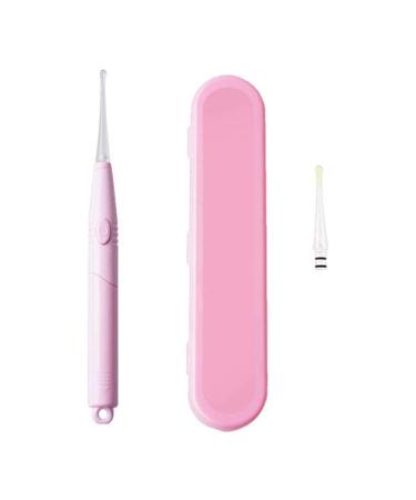 SEASD Safety Painless Ear Cleaning Tool for Adults Kids Ear Wax Removal Cleaner Electric Vacuum Earwax Remover with LED Light (Color : White-Dinosaur Doodle4)