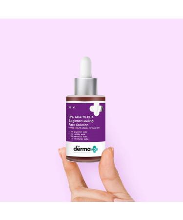 15% AHA + 1% BHA Exfoliant | Clear Clogged Pores & Acne Marks | Deep 10 Min Facial Treatment | 1.01 Fl Oz - Buy Online on SooperMarket.com