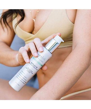 Buy Reflect SPF 45 Mineral Sunscreen - Zinc Oxide Facial & Body Sunblock - Chemical-Free Reef-Friendly Safe for Pregnancy - 4.9 Fl OZ - Buy Online on SooperMarket.com