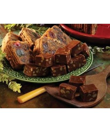 Gethsemani Farms Kentucky Bourbon Fruit Cake & 1 Lb Chocolate Bourbon Fudge