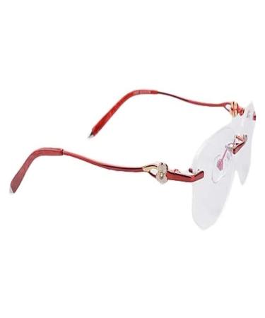 Ranara glasses end spikes replacement glasses legs glasses accessories 1 pair of metal carved flower-glasses replacement bars nasal bridge red glasses arms spare parts for borderless 1-hole glasses