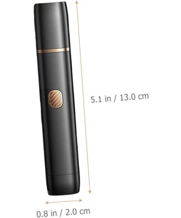 Buy Hemoton Nose Hair Trimmer - Dual Blade Portable Electric Face Trimmer | Waterproof Keychain Design for Men - Buy Online on SooperMarket.com