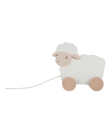 Little Dutch 7161 FSC wooden pull-along animal sheep - Little Farm