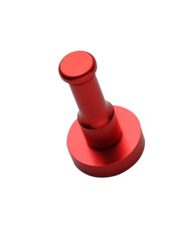Cabilock Metal Hooks Clothes Mounted Clothes Hanger Hat Accessories Door Single Hook Clothes Hook Red Heavy M Red