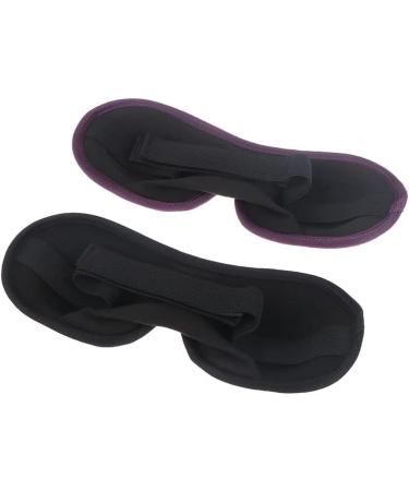 3D Contoured Cup Sleep Eye Mask - Purple | Block Out Light for Travel, Yoga, Nap - Soft & Comfortable Blindfold - Buy Online on SooperMarket.com