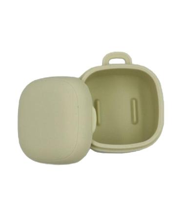 Frotox silicone pacifier case pacifier storage case with a dust poet pacifier holder with hooks to hang up breastfeeding accessories newborn pacifier holder baby avocado greenen