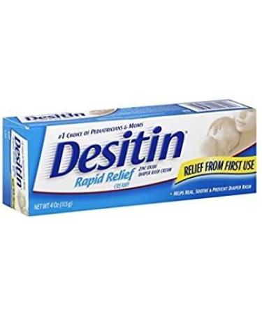Desitin Rapid Relief Creamy 4oz: Soothing Diaper Rash Cream - Buy Online on SooperMarket.com