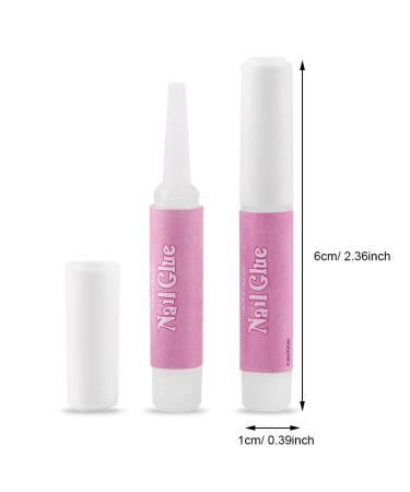 10pcs Professional Nail Glue for Acrylic Nails | False Nail Tips Adhesive Repair 0.07oz - Buy Online on SooperMarket.com