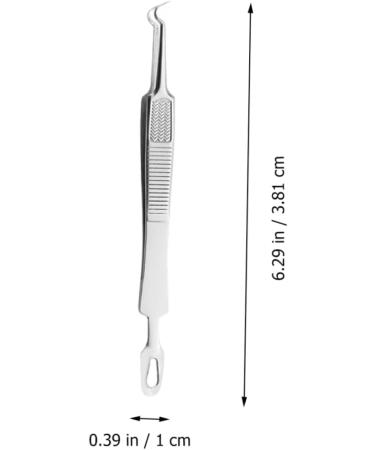Beavorty 3pcs Clip Remover Pimple Remover Curved Pimple Tweezers Pimple Extractor Extruder Metal - Buy Online on SooperMarket.com