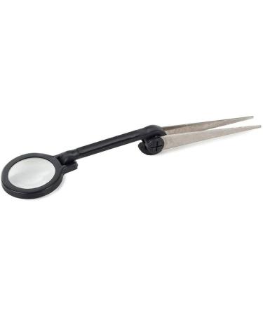 LUPEX Magnifying Glass Tweezers - Precision Pointed Pliers for Detailed Work | International Shipping Available - Buy Online on SooperMarket.com