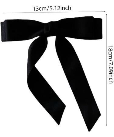 JSGHGDF Bowknot Hair Clip Elegances Long Ribbon Bowknot Shape Spring Hair Clip for Girl Photography Styling Tiaras Beige - Buy Online on SooperMarket.com