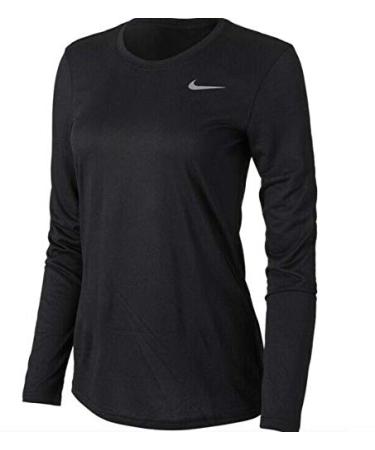 Nike Women's Longsleeve Legend T Medium Black/Black/Cool Grey