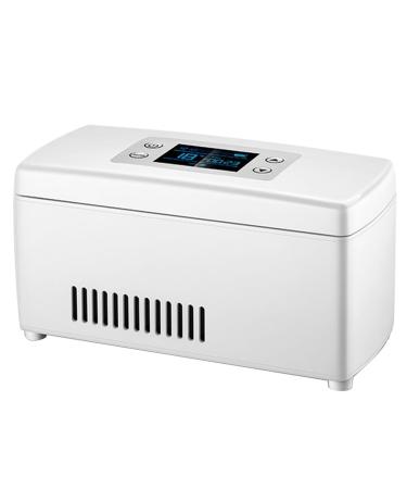 LAMELLIS 1 PCS Insulin Refrigerated Box Cooler LCD Display Pill Case Hot Dual Travel Case US Plug