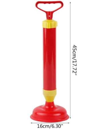 Zhong Bathroom Blockage Cleaner | Toilet & Sink Drain Shock Pump Plunger - Effective Pipe Cleaning Tool for International Shipping - Buy Online on SooperMarket.com