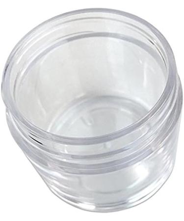 Beauticom Premium 30G/30ML Clear Jars (6 Pack) - BPA Free Round Containers with White Lids for Beads Gems Glitter & Crafts - Buy Online on SooperMarket.com