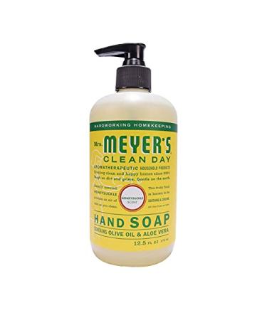 MRS. MEYER'S CLEAN DAY 12.5 oz. Liquid Hand Soap Honeysuckle Scent - Total Qty: 6