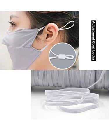 Premium Quality 5MM Round Elastic Cord for Sewing Masks - 185 Yards | Soft Stretchy Elastic String for DIY Crafts - Buy Online on SooperMarket.com