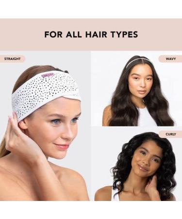 Kitsch Spa Headband - Microfiber Makeup Headband for Face Washing | Multi Functional Skincare Headbands | Facial & Hair Band | Women's Face Wash Headbands (MicroDot) - Buy Online on SooperMarket.com