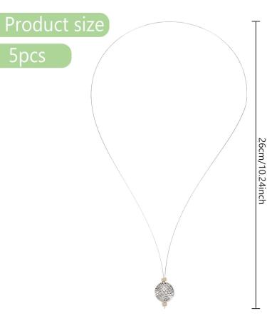 WEBEEDY Hair Extensions Rings Bead Threader Loop Needle Tool 26cm Wire Pulling Hook Beading Tool Hair Extension Accessories Kit for Hairstylist Hair Feather Extensions 5 Pieces - Buy Online on SooperMarket.com