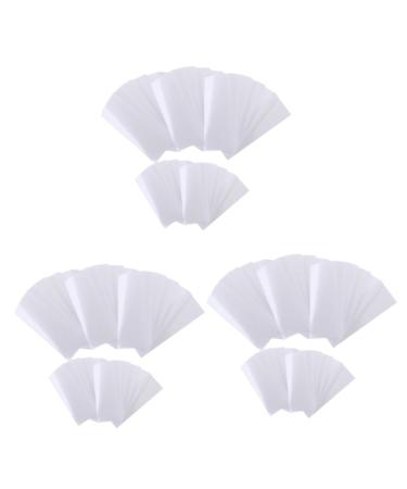 Beavorty 3pcs 5 Wax Paper Nonwoven Tool White Double Sided
