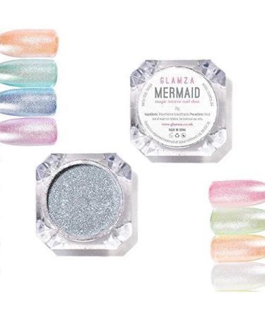 Glamza Mermaid Magic Mirror Nail Dust Powder Effect Magical Glitter Sparkle 2g