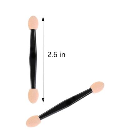 ZYIGYI 200 PCS Dual Sided Disposable Eyeshadow Makeup Brushes - Sponge Applicators in 2 Colors - Buy Online on SooperMarket.com