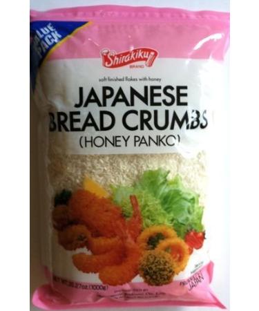 Shirakiku Honey Panko Japanese Bread Crumbs 2.2 Pounds