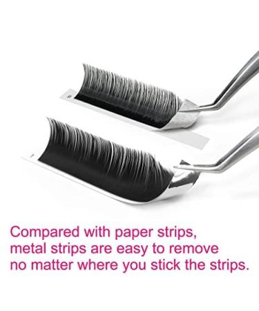 Ultra-Pure Black Flat Mix Length Classic Lash Extensions - Professional Salon Use (0.12C) - Buy Online on SooperMarket.com