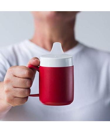 Ornamin Petrol Mug with Spout Attachment - Innovative Drinking Solution for Easy Sips | International Shipping Available - Buy Online on SooperMarket.com