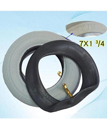 Wheelchair Front Wheel Pneumatic Wheelsor for Wheelchairs 7Inch Front Wheels Replacement for Disabled Wheelchairs 8Mm Bearings 2Pcs/Gray/7 * 1 3/4 7*1 3/4 Grey - Buy Online on SooperMarket.com