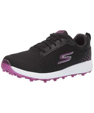 Skechers Go Golf Women's Max Golf Shoe 7 Mesh Black/Purple