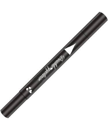 Eyeliner Stamp Double-Head Stamp Eyeliner 2 in 1 Double-Head Waterproof Liquid Eyeliner Pen Make-Up Tool Black Heart - Buy Online on SooperMarket.com
