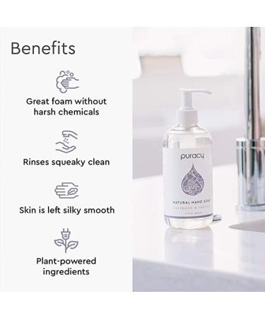 Puracy Organic Lavender & Vanilla Hand Soap Refill - 48oz Moisturizing Gel - Natural Liquid Soap for Soft Skin - Buy Online on SooperMarket.com