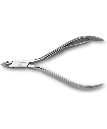 3 Claveles Cuticle Nippers 10 cm with Mouth Cut 7 mm Corte: 7 mm - Buy Online on SooperMarket.com