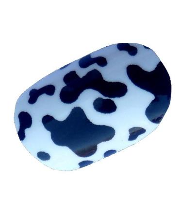 Chix Nails Nail Wraps Moo Cow Black White Animal Print Fingers Toes Vinyl Foils