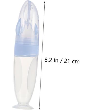 Ibasenice 3-Pack Silicone Grain Feeder Bottles | Muesli & Rice Cereal Feeding | Baby-Friendly 21x5x5cm | International Shipping Available - Buy Online on SooperMarket.com