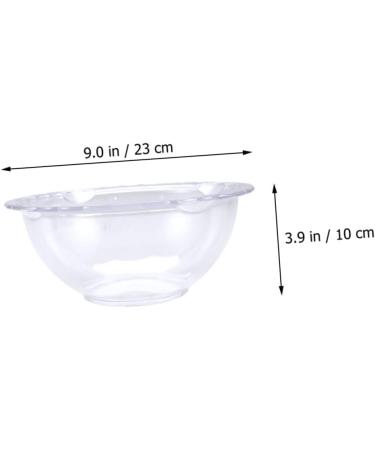 Didiseaon 2 Pcs Lace Washbasin Bathroom Face Basin Cleaning Basin for Home Washing Basin for Face Home Face Basin Vegetable Wash Bowl Baby Wash Bowl Washing Dishes Tub Pp Portable Wash Basin 23x23cmx2pcs Transparentx2pcs - Buy Online on SooperMarket.com