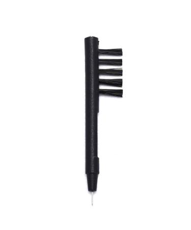 JIAHAO Hearing Aid Aids Cleaning Brush with Wax Loop Battery Magnet ABS & Nylon Material (Pack of 3)