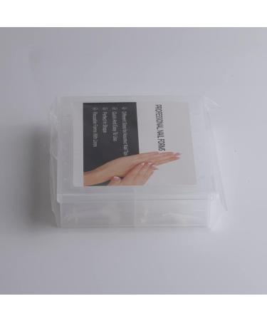 BNG 120 Pcs Frosted Dual Nail Forms - Professional Polymer Gel Nails Extension Molds for Quick Building and Full Cover Acrylic Nails - Buy Online on SooperMarket.com