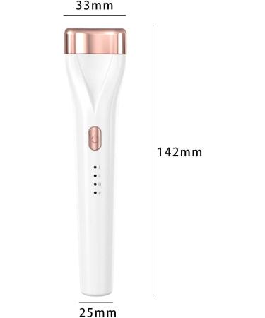 Electric Heated Eyelash Curler Rechargeable for Women Girl Gift Lightweight Lash Curler Handheld USB Heater for Travel white - Buy Online on SooperMarket.com